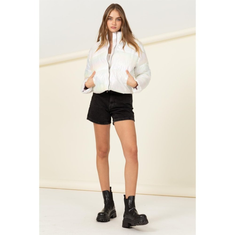 Iridescent Puffer Jacket - Picture 5 of 5